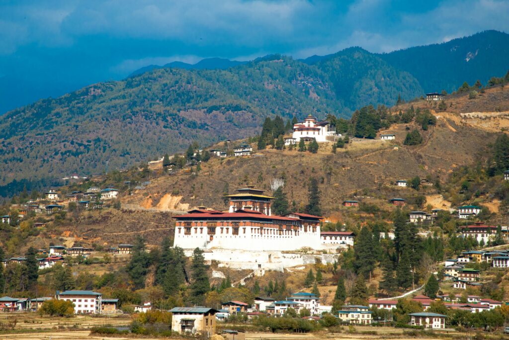 Paro, a picturesque town in Bhutan