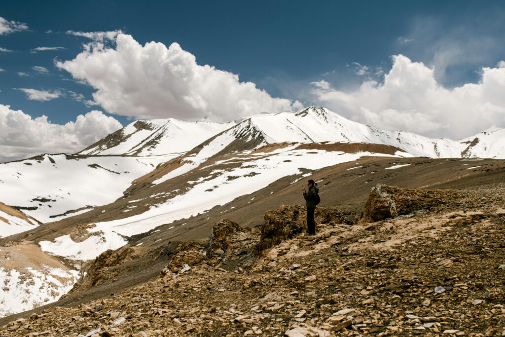 Leh, the capital of Ladakh,