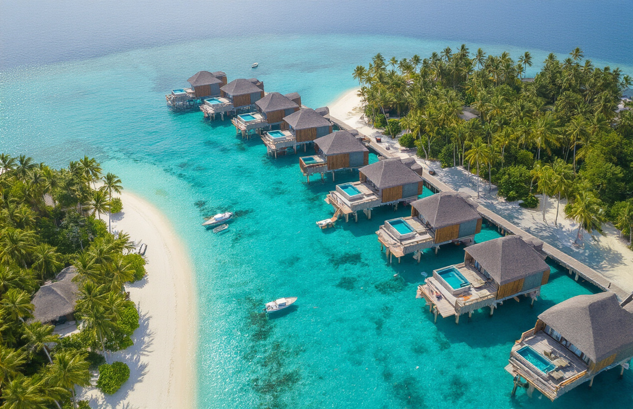 Overview of Kandima and Nova Maldives